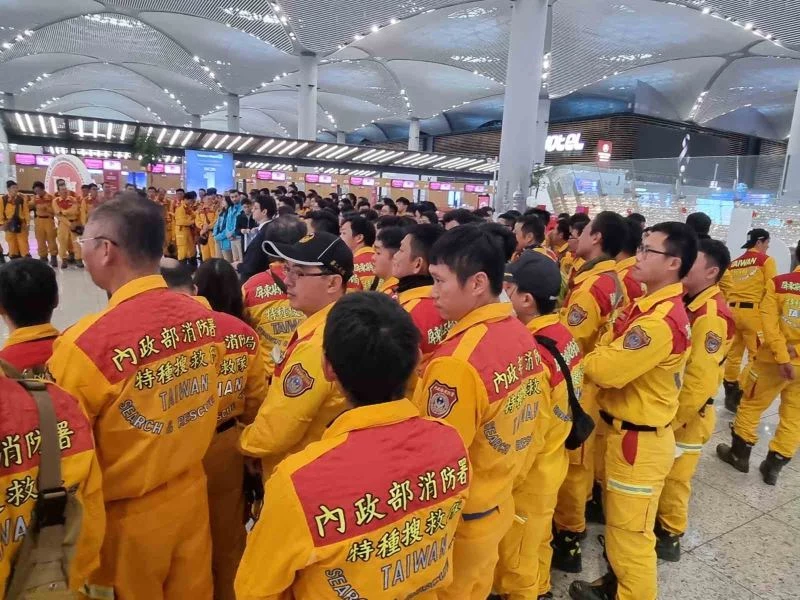 Deprem bölgesindeki çalışmalarını tamamlayan Tayvanlı ekip ülkelerine döndü
