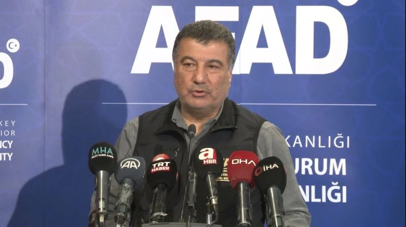 AFAD Deprem ve Risk Azaltma Genel Müdürü Tatar: 