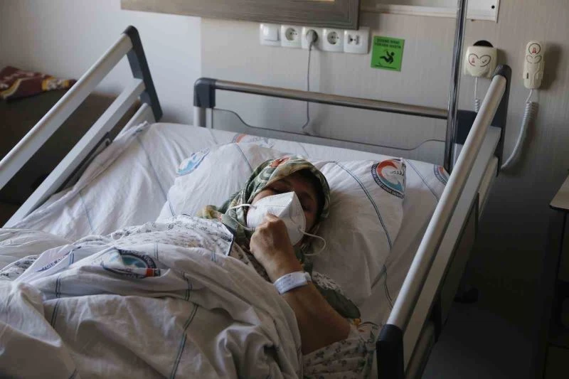 Tekirdağ’da tedavi altına alınan depremzede kadın: 