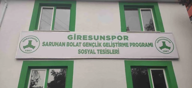 Giresunspor, altyapı tesislerine Saruhan Bolat’ın adını verdi
