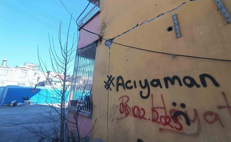 Adıyaman, acısını duvarlara yazdı: ’Acıyaman’
