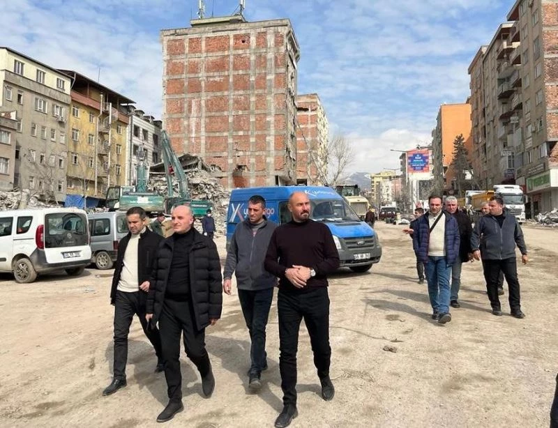 Başkan Togar afet bölgesinde
