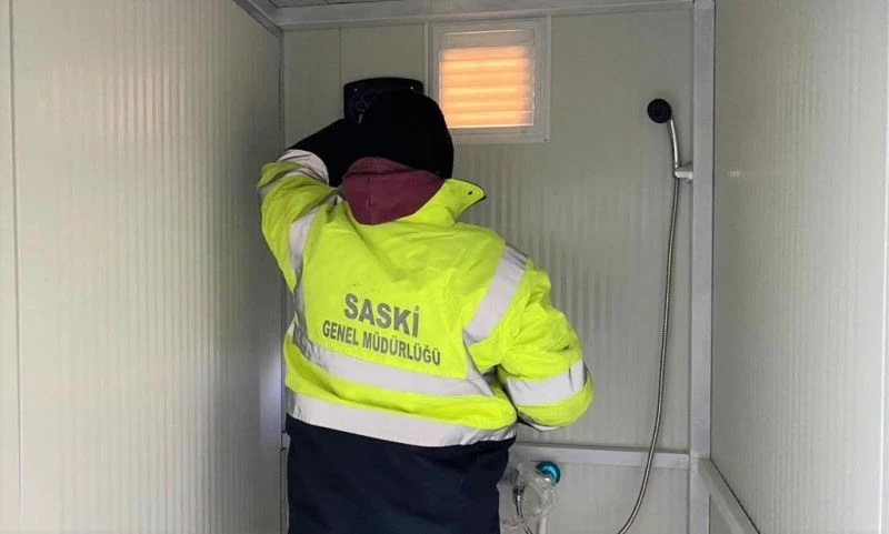 SASKİ, Elbistan’ın banyo ve tuvalet sorununu çözüyor
