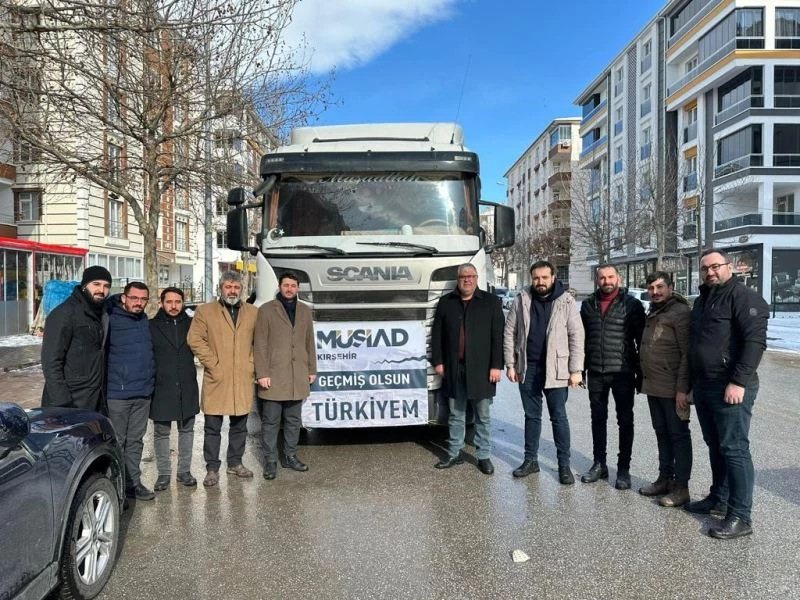 MÜASİAD Kırşehir Şubesi’nden deprem bölgesine destek
