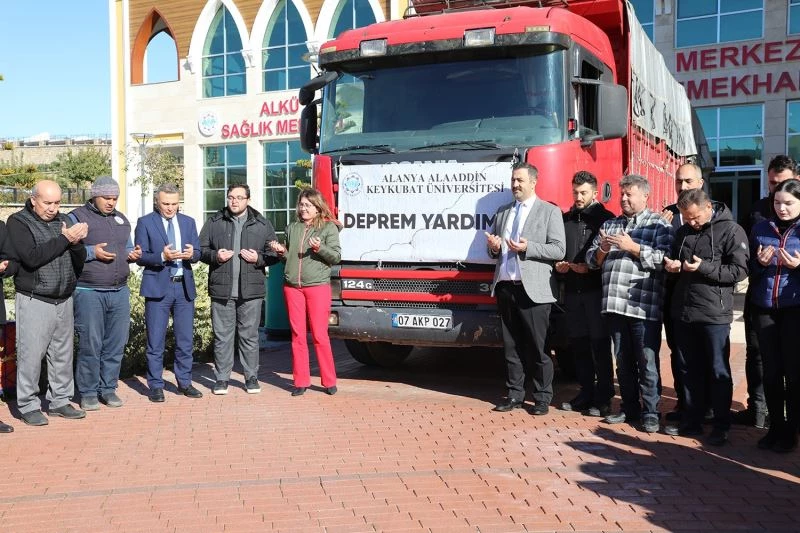 ALKÜ’den deprem bölgesine bir tırlık yardım
