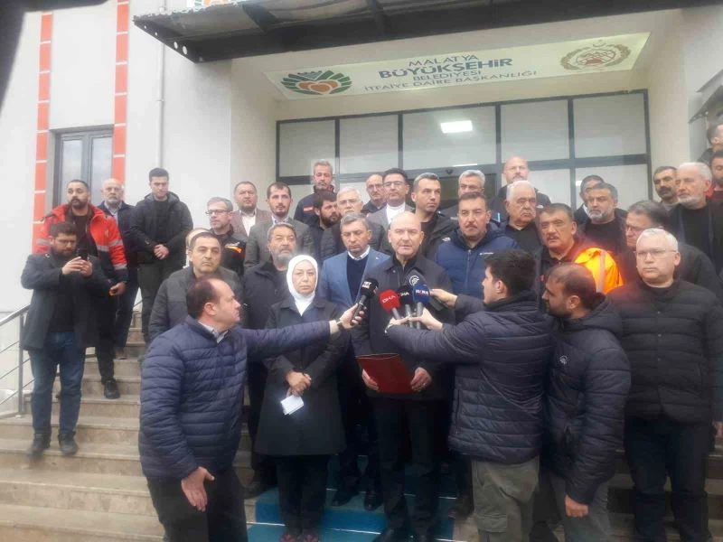 Bakan Soylu: “Deprem bölgesinde 209 konteyner kentin kurulumuna başlandı”