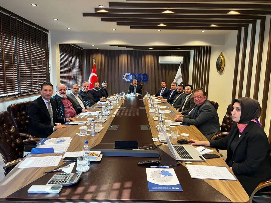 Osmaniye OSB Müteşebbis Heyeti Güven Tazeledi