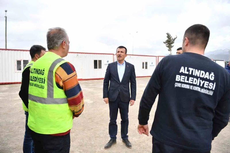 Altındağ’dan Osmaniye’ye konteyner kent