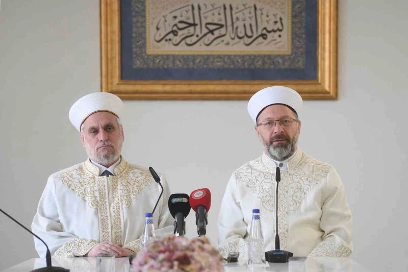 Diyanet İşleri Başkanı Erbaş: 