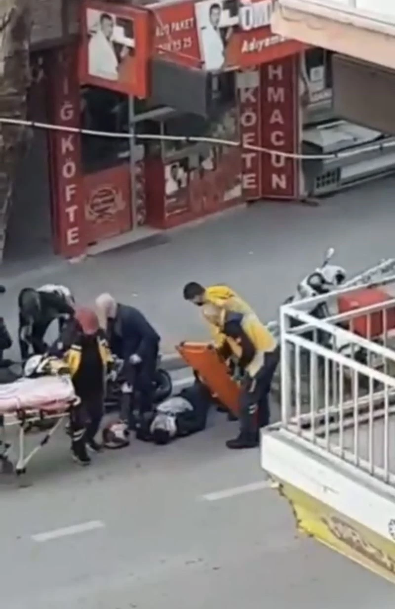Bursa’da motosiklet sürücüsü kaza yaptı, yardımına ilk önce vatandaşlar koştu
