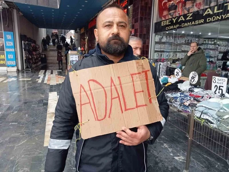 Haksız yere işten çıkarıldığını ileri süren işçi Tekirdağ’dan Ankara’ya yürüdü
