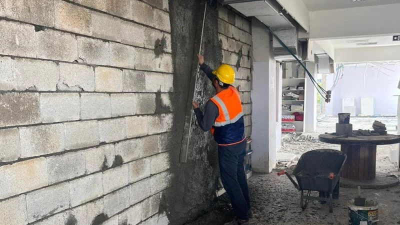 Dulkadiroğlu Gençlik Merkezinin yaraları sarılıyor
