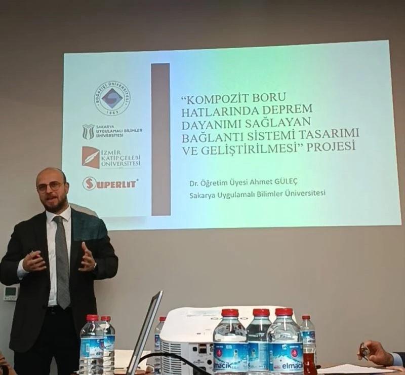 Depreme dayanıklı boru projesinde SUBÜ imzası
