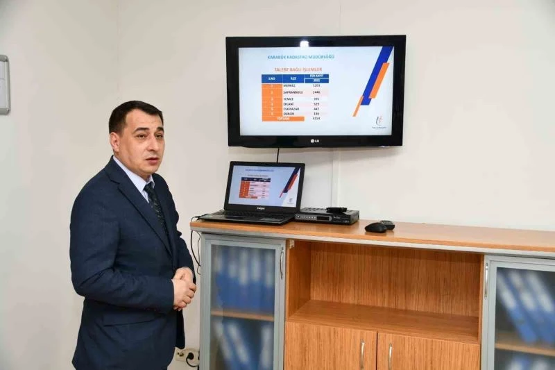 Karabük’te 356 köy 341 bin 933 parsel bulunuyor
