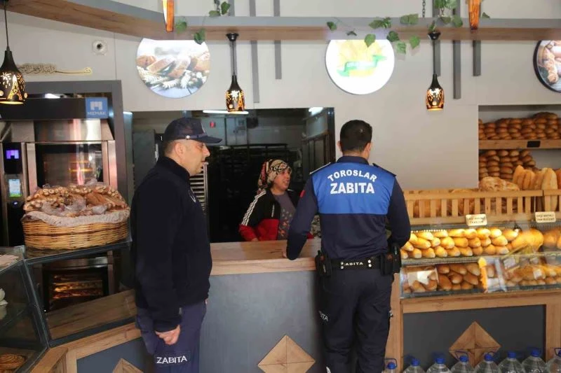 Toroslar’da fırınlara Ramazan denetimi
