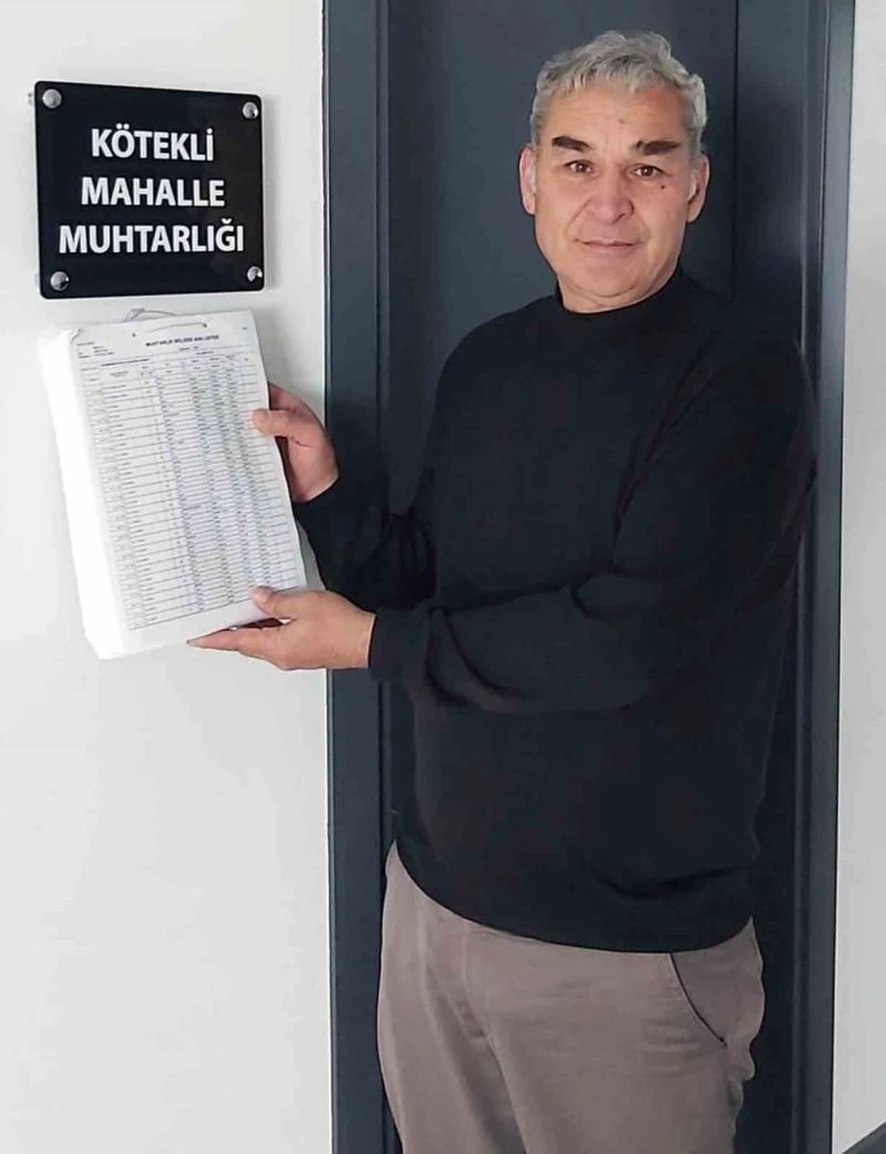 Seçmen listeleri askıya çıkarıldı
