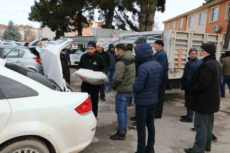 Tepebaşı ve Odunpazarı çiftçisine yüzde 50 hibeli tohum desteği
