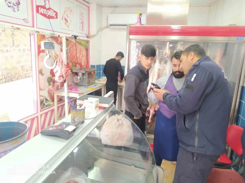 Viranşehir’de kasaplarda rayiç denetimi
