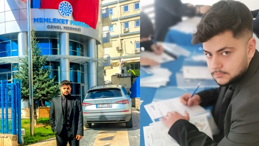 Furkan İmadoğlu Memleket Partisi Milletvekili Aday adaylığı başvurusunu yaptı