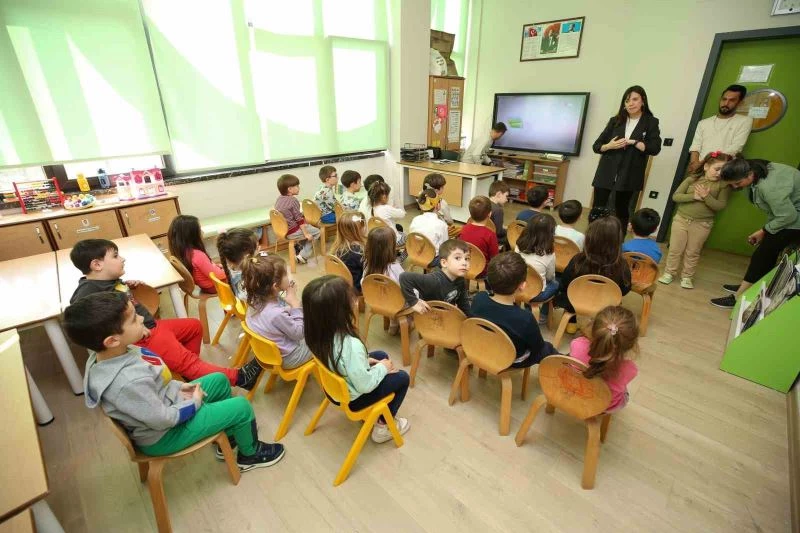 Nilüfer’de miniklere suyun önemi anlatıldı
