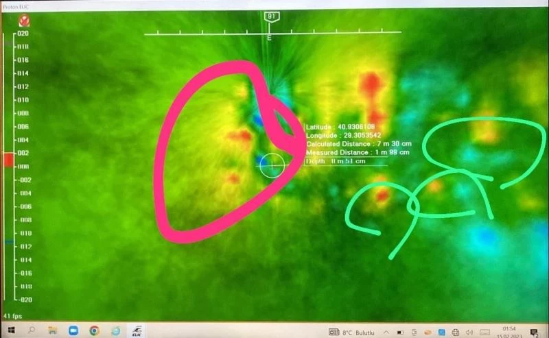 Milli yer altı görüntüleme cihazıyla enkaz altındaki vatandaşlar böyle tespit edildi