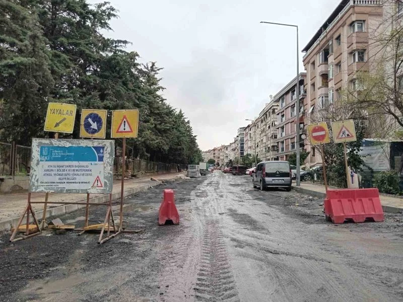 Bakırköy’de hastane yolu, İSKİ’nin altyapı çalışması nedeniyle 6 aydır kapalı
