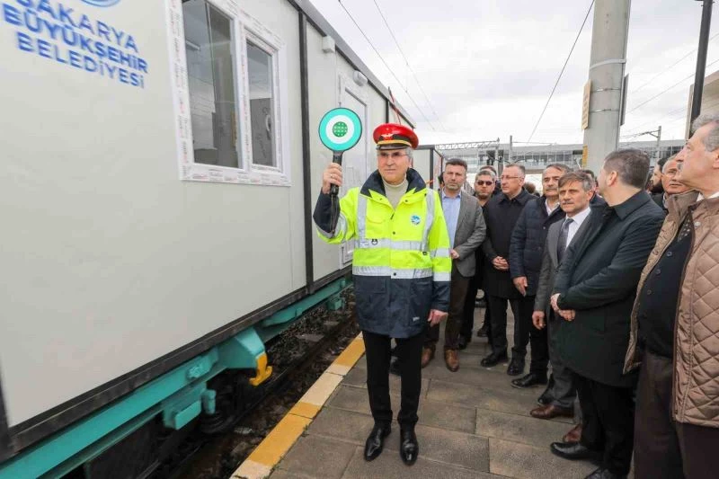 250 konteynerlik kent için Sakarya’dan bir tren daha uğurlandı
