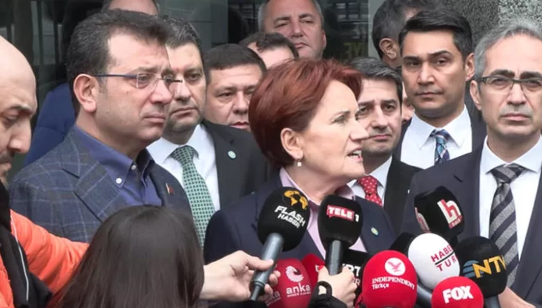 İYİ Parti Genel Başkanı Akşener silahlı saldırı düzenlenen İstanbul İl Başkanlığını ziyaret etti