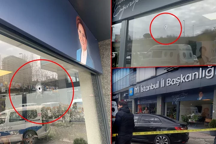 İYİ Parti İstanbul İl Başkanlığına isabet eden mermi olayın detayları belli oldu