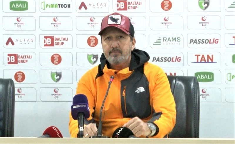 Taner Taşkın: “Penaltıdan bulduğumuz bir golle galip geldik”
