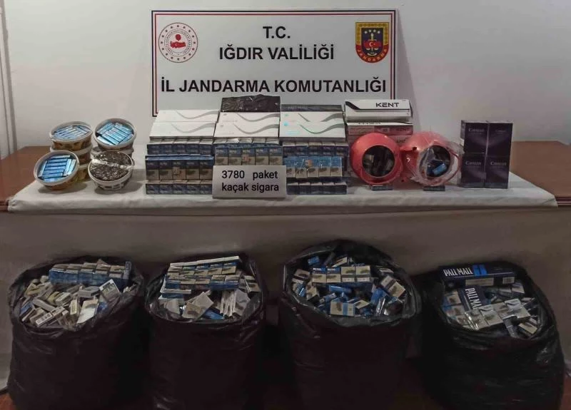 Iğdır’da sigara ve akaryakıt kaçakçılarına operasyon
