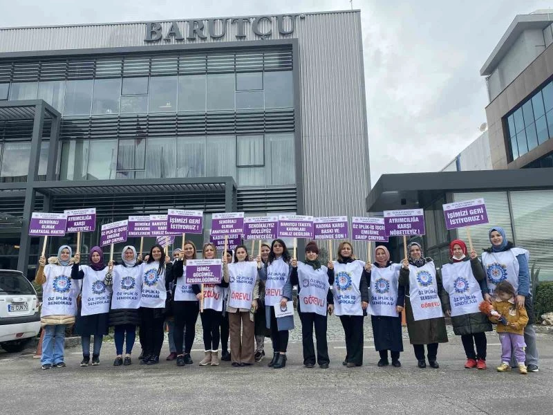 Öz İplik İş Sendikası Kadın Komitesi Başkanı Özcan: “İş ilişkisi sona erdirilen üyelerimizin, işe iadelerinin gerçekleştirilmesini talep ediyoruz”
