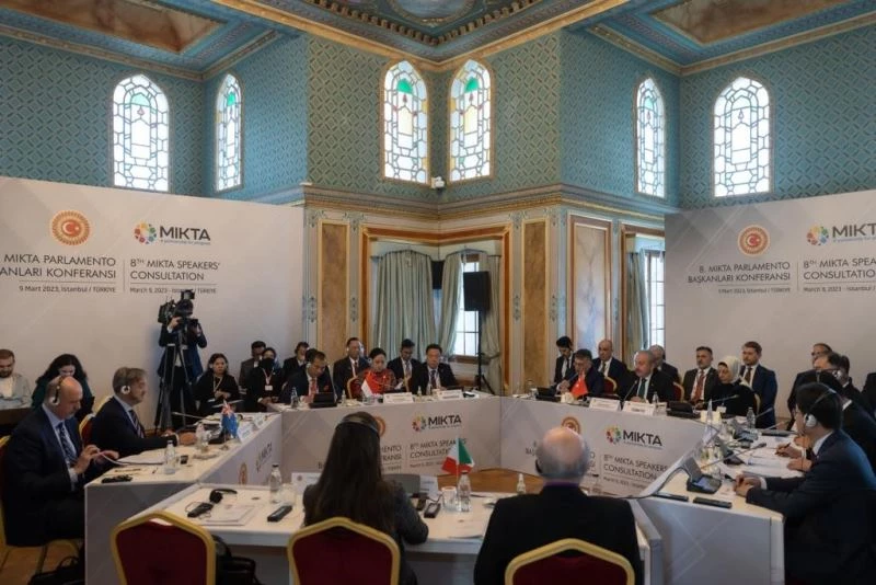 MIKTA 8. Parlamento Başkanları Konferansı TBMM Başkanı Şentop’un ev sahipliğinde başladı
