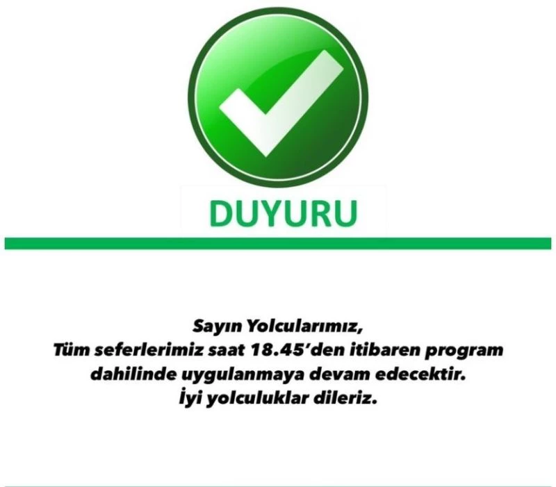 İzmir’de vapur seferleri normale döndü
