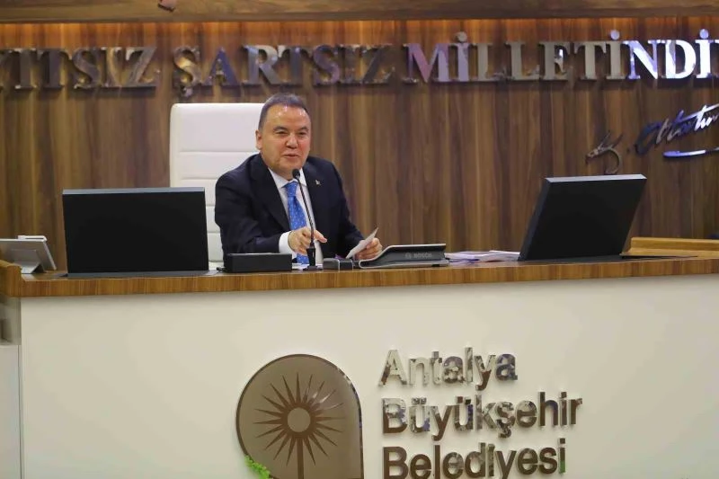Antalya Büyükşehir’in 2022 Faaliyet Raporu kabul edildi
