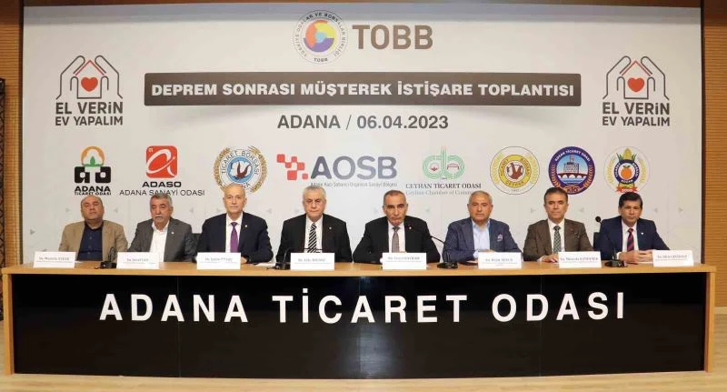 Konut seferberliğine Adana iş dünyasından tam destek
