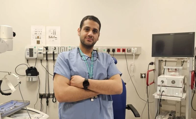 50 yaşındaki hastanın burnundan 8 santimetrelik kitle alındı
