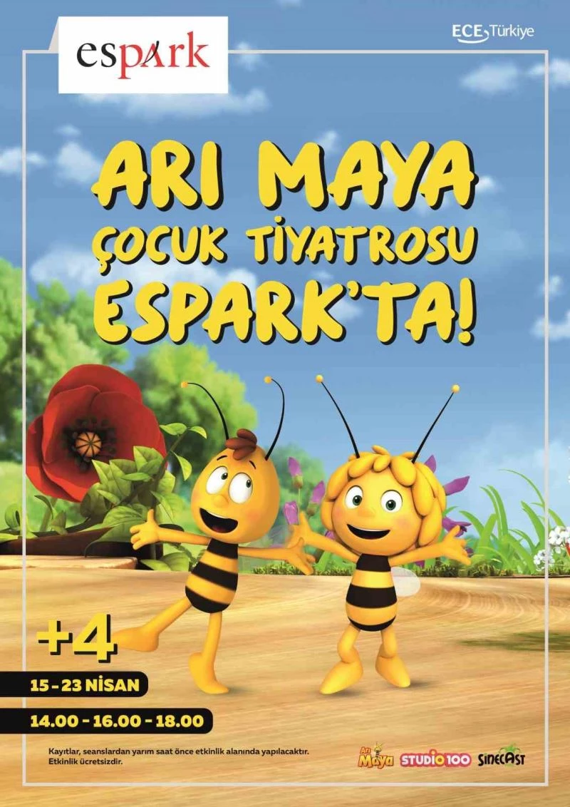 Arı Maya 15 ile 23 Nisan tarihleri arasında minik hayranları ile Espark AVM’de buluşacak
