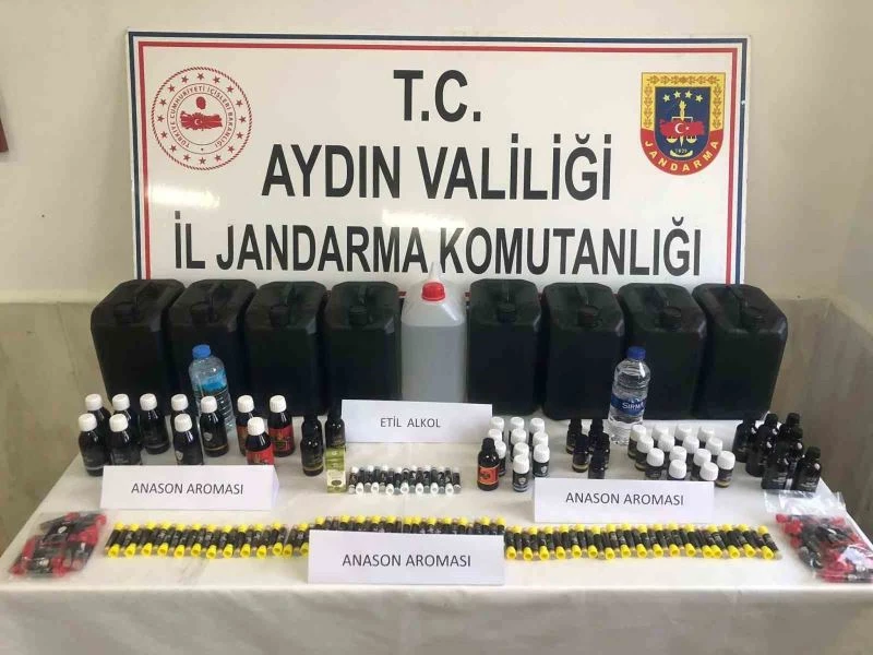 Didim’de 46 litre etil alkol ele geçirildi
