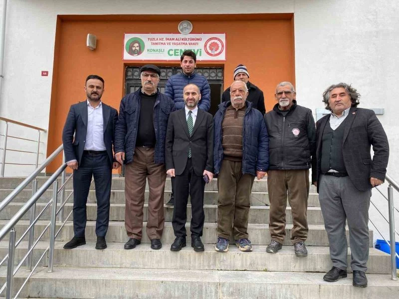 AK Parti Milletvekili Adayı Veli Arslan, Tuzla’da cemevine ziyarette bulundu
