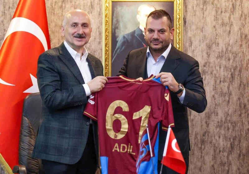 Bakan Adil Karaismailoğlu, Trabzonspor’u ziyaret etti
