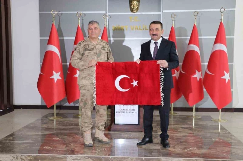 Jandarma Genel Komutan Yardımcısı Orgeneral Ali Çardakcı, Siirt’te incelemelerde bulundu
