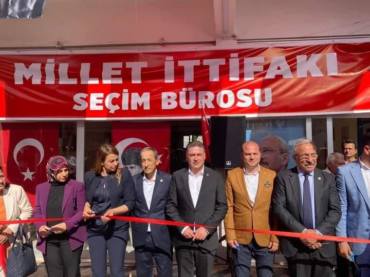 Millet ittifakı seçim bürosu Erzin