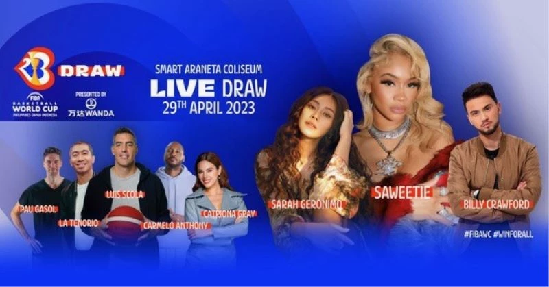 FIBA Basketbol Dünya Kupası 2023’ün kura çekimi Manila’da gerçekleşecek

