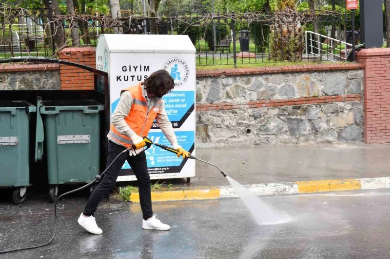 Esenyurt sokaklarında bayram temizliği

