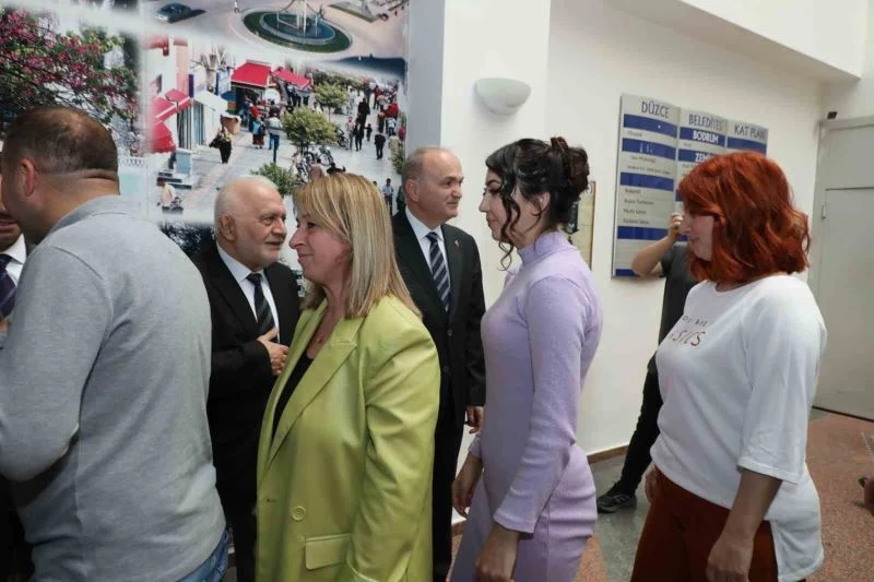 Düzce Belediyesinde bayramlaşma yapıldı
