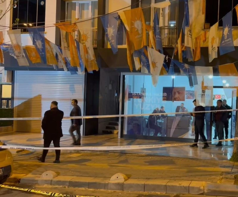 AK Parti Bahçelievler seçim bürosuna silahlı saldırı
