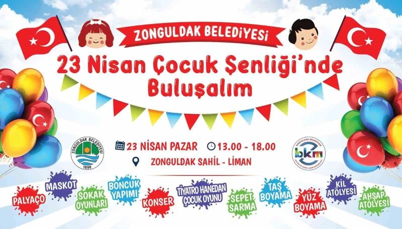 Zonguldak Belediyesi 23 Nisan coşkusu yaşatacak
