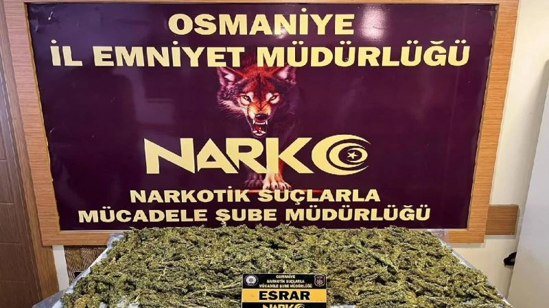 Osmaniye’de uyuşturucu operasyonları: 20 gözaltı