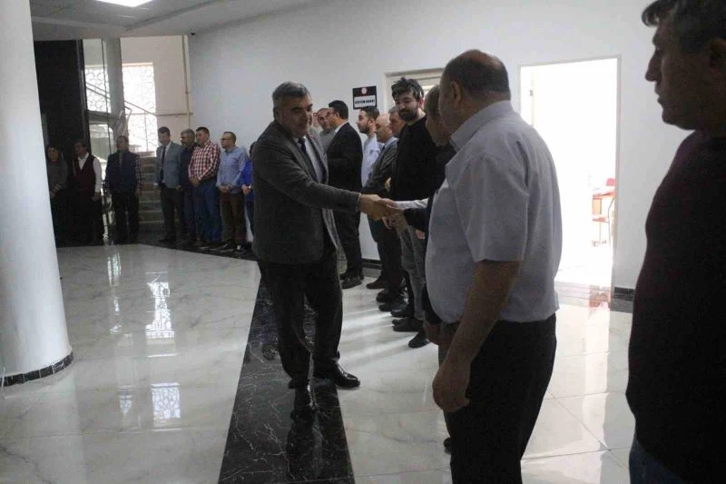 İl Milli Eğitim Müdürlüğü’nde ilk mesai günü bayramlaşma
